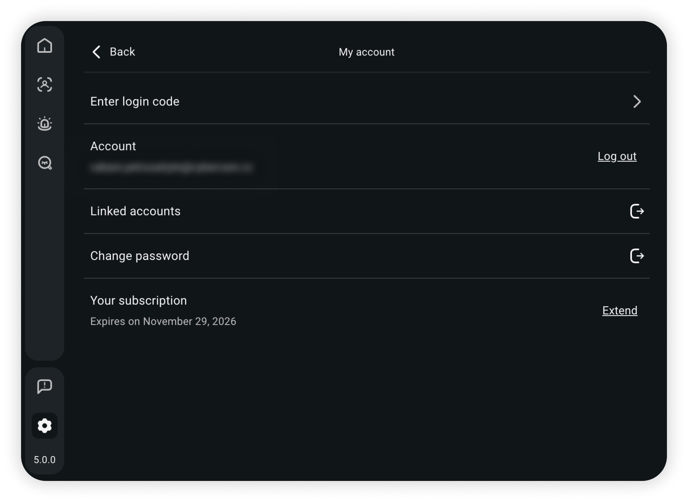View your current subscription plan